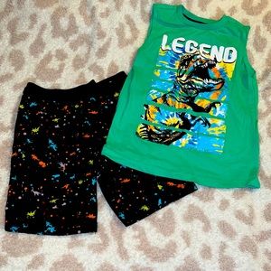 Dino Tank and shorts set
